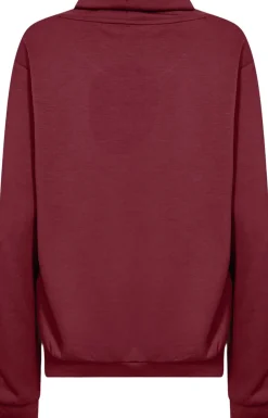 Dame soyaconcept Sweatshirts & Sweatpants>SC-BANU 256 Sweatshirt Bordeaux