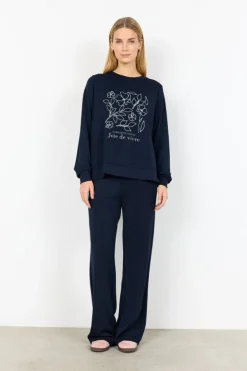 Dame soyaconcept Sweatshirts & Sweatpants>SC-BANU 287 Sweatshirt Navy