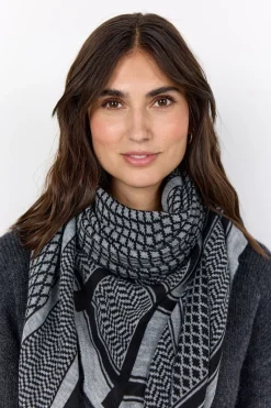 SC-BUKET 3 Tørklæde Grå-soyaconcept Sale