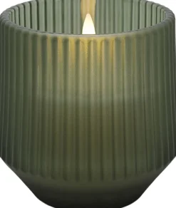 Scented wax glass candle, Serenity, Green, 8,5x9,5 cm *-Uyuni Outlet