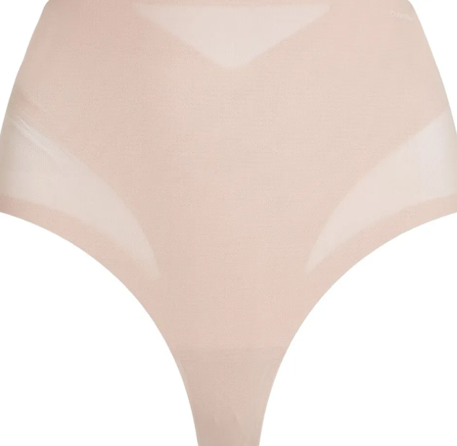 SCULPTED FIRM MESH THONG-Calvin Klein Sale