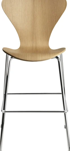 Fritz Hansen Møbler>Series 7 Junior - Oak / Chromed base