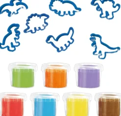 - Modellervoks - Dino Megasæt med udstikkere-SES Creative Online