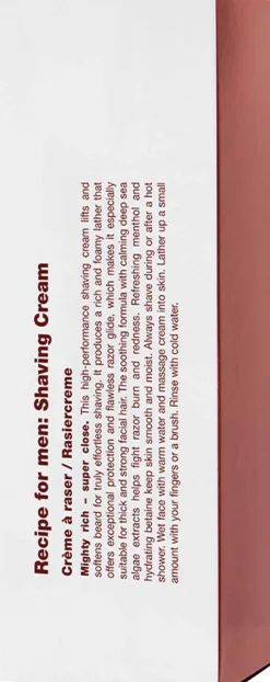 SHAVING CREAM-Receipe For Men
