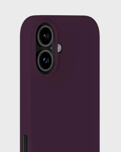 Silicone Case iPhone 16 Deep Plum-HoldIt Best