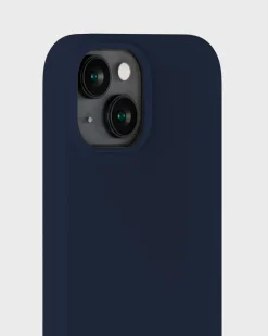 Discount Silicone Case iPhone 15 Midnight Blue Dame Tech Covers