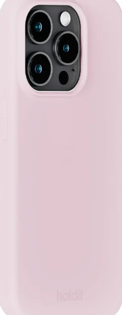 Dame HoldIt Tech Covers>Silicone Case iPhone 15 Pro Pale Pink