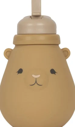 Børn Konges Sløjd Drikkedunke>SILICONE DRINKING BOTTLE TEDDY