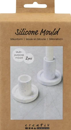 Børn Creativ Company Kreativitet>Silikoneform, Lysestage