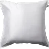 Discount Silke pudebetræk med lynlås, 100 % morbærsilke, 60x63 cm, hvid Sengetøj & Lagner