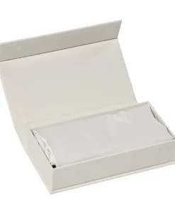 Discount Silke pudebetræk med lynlås, 100 % morbærsilke, 60x63 cm, hvid Sengetøj & Lagner