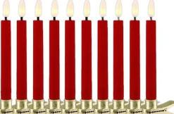 Sirius Juletræspynt>Sille Voks Juletræslys 10 stk