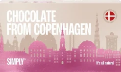 Simply Chocolate Chokolade>Simply® CHOCOLATE FROM COPENHAGEN chokoladeæske (180g)