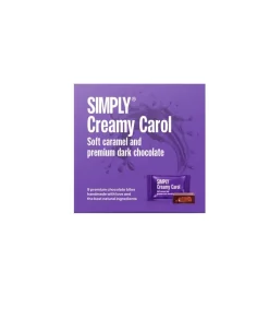 Simply Chocolate Chokolade>Simply® CREAMY CAROL chokoladeæske (90g)