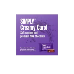 Simply Chocolate Chokolade>Simply® CREAMY CAROL chokoladeæske (90g)