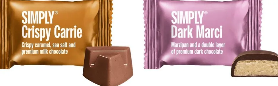 Simply Chocolate Chokolade>Simply® INSTEAD OF FLOWERS chokoladeæske (180g)