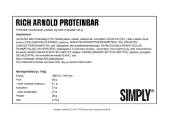 Simply Chocolate Chokolade>Simply® RICH ARNOLD Proteinbar (40g)