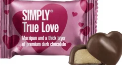Hot Simply® TRUE LOVE chokoladeæske (100g) Chokolade
