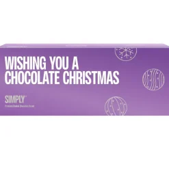 Simply Chocolate Søde Sager|Julechokolade>Simply® WHISHING YOU A CHOCOLATE CHRISTMAS chokoladeæske (270g)