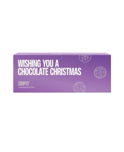 Simply Chocolate Søde Sager|Julechokolade>Simply® WHISHING YOU A CHOCOLATE CHRISTMAS chokoladeæske (270g)