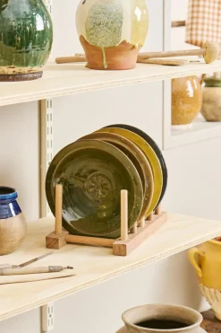 Hot Skål m/blomst grøn rustik Avignon Børn Børneservice