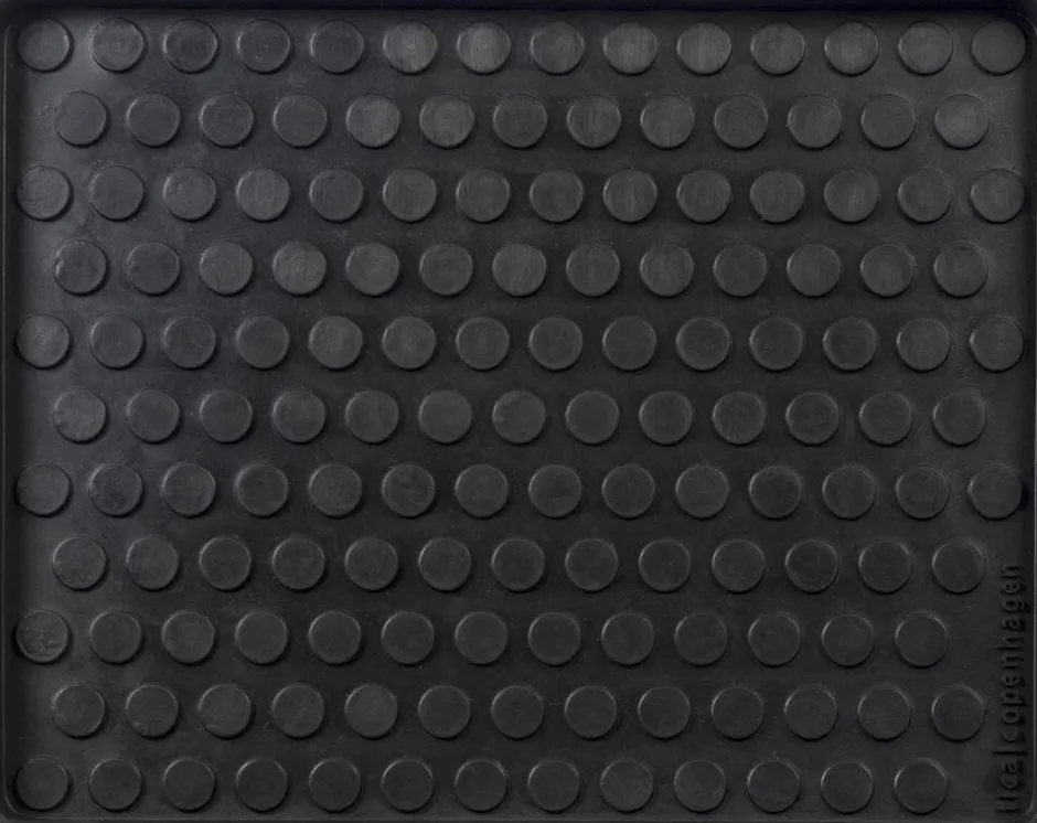 Tica Copenhagen Gulvtæpper>Skobakke i gummi 48x38 cm.