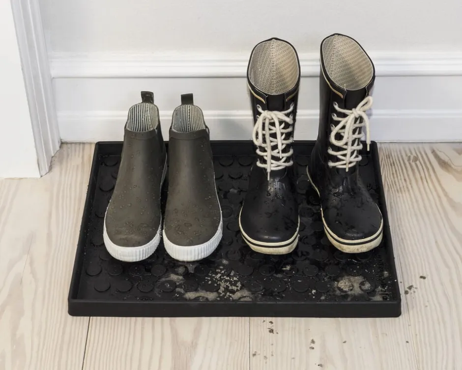 Tica Copenhagen Gulvtæpper>Skobakke i gummi 48x38 cm.