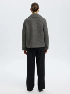 New SLFALMA BOUCLE WOOL BLEND JACKET NO Dame Jakker & Frakker