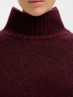 SLFGABRIELLA LS KNIT HIGH NECK NOOS-Selected Sale