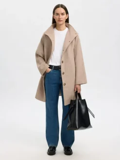 SLFVINNI WOOL BLEND COAT NOOS-Selected Clearance