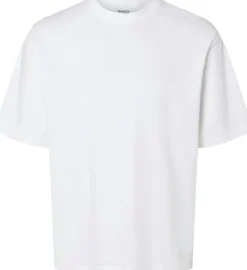 Selected T-Shirts>SLHLOOSEOSCAR SS O-NECK TEE NOOS
