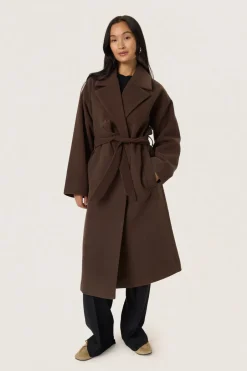 Online SLRubie Belted Coat Dame Jakker & Frakker
