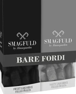 Smagfuld Gavepakning - BARE FORDI (sort/grå)-SMAGFULD by Almuegaarden New