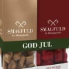 SMAGFULD by Almuegaarden Søde Sager|Blandet Kurve>Smagfuld Gavepakning - GOD JUL (bronze/rød)