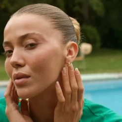 Dame Camille Brinch Jewellery Smykker|Smykker>Small Contrast Fusion Hoops