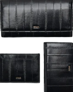 Small wallet with leather-effect fi-MANGO Hot