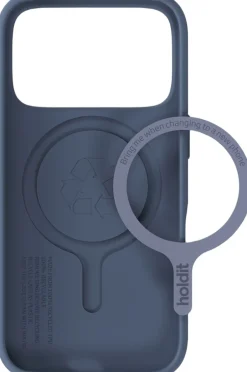 Dame HoldIt Tech Covers>Soft Magsafe Case iPhone 17 Pro Max Pacifc Blue