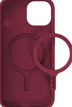 Soft Magsafe Case iPhone 15/14/13 Red Velvet-HoldIt Sale