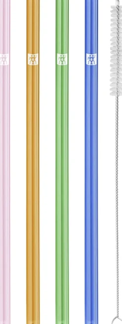 Sorrento Sugerør i glas, farvet-Zwilling Outlet