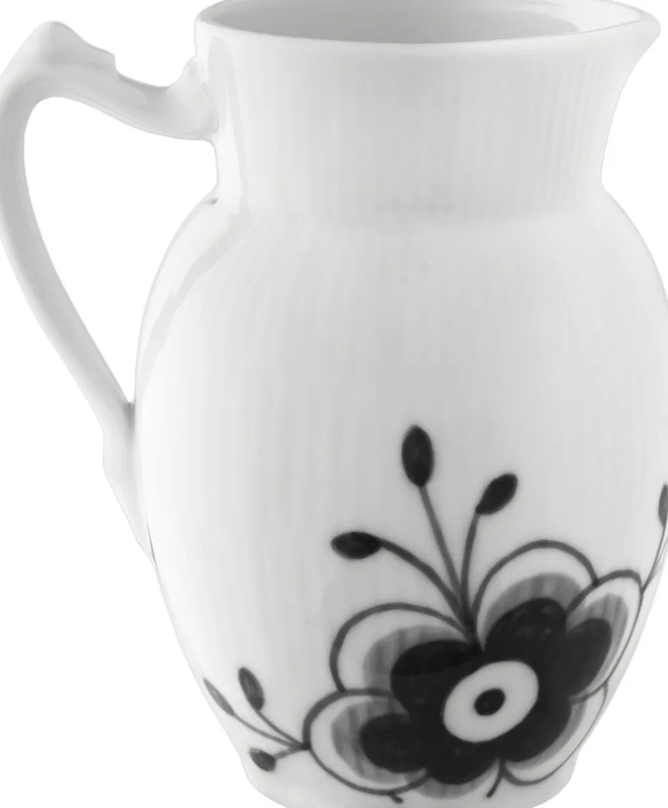 Royal Copenhagen Karafler & Kander>Sort Mega Riflet kande 38 cl