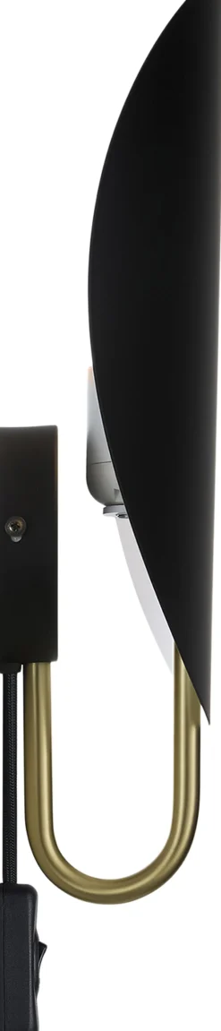 Spargo | Væglampe | Sort/Messing-DFTP