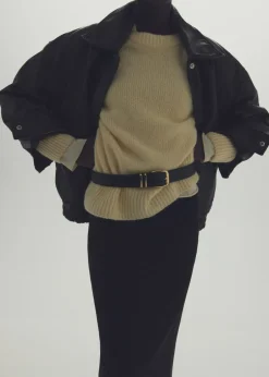 Square buckle belt-MANGO New