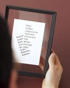 Hot Standing Frame A5 Black Plakater & Rammer