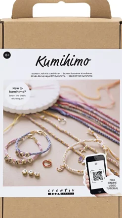 Børn Creativ Company Kreativitet>Start DIY Kit Kumihimo, Venskabsarmbånd