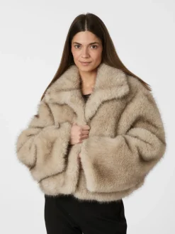 Dame Neo Noir Jakker & Frakker>Steff Faux Fur Jacket