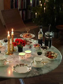 Sale Stjerne Riflet Jul 30 cl. konfektskål 2 stk. Skåle & Fade|Julestel