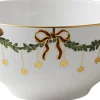 Royal Copenhagen Skåle & Fade|Julestel>Stjerne Riflet Jul 180 cl. skål