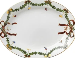 Stjerne Riflet jul 37 cm. fad-Royal Copenhagen Discount