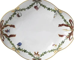 Stjerne Riflet Jul 22 cm. fad-Royal Copenhagen Clearance