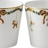 Royal Copenhagen Skåle & Fade|Julestel>Stjerne Riflet Jul 7 cm. skåle 2 stk.